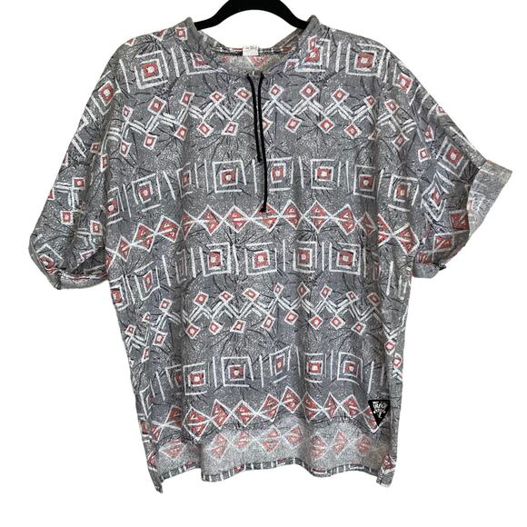 Vintage Rad Baggs Totally 80's Vintage Men's Pattern Shirt Size Medium - Picture 1 of 7